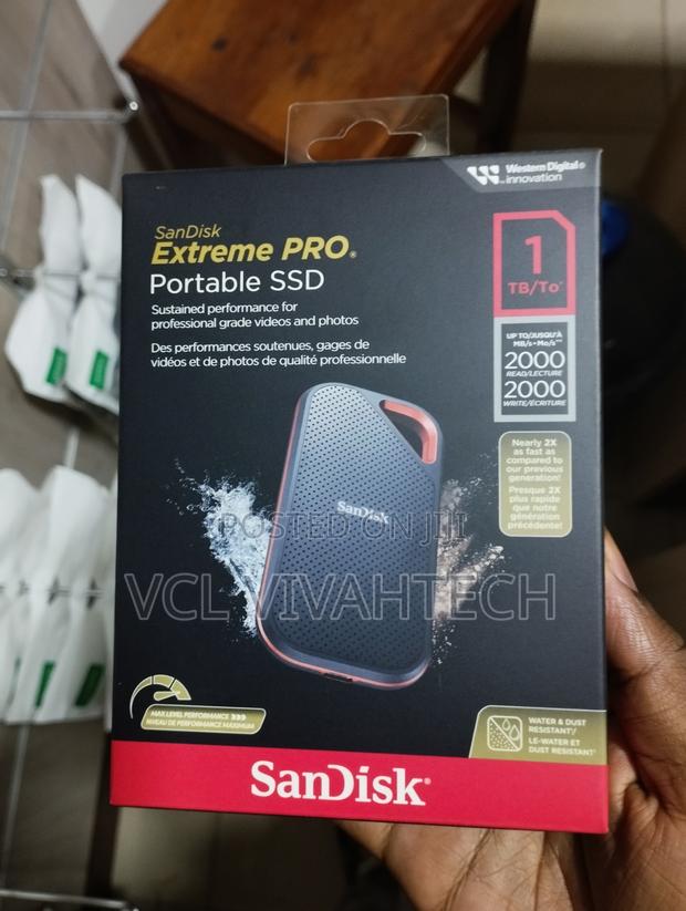 Sandisk 1tb Portable SSD - Up to 2000mbps