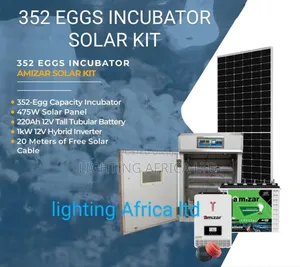 352 Eggs Incubator Solar Kit Complete