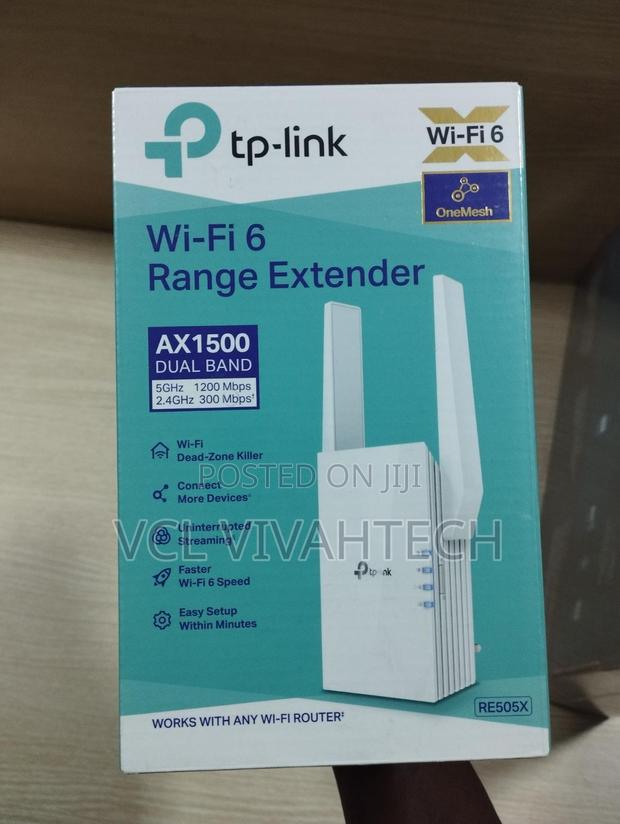 Tp-Link Ax1500 Wi-Fi 6 Range Extender - Tl-Re505x - main view