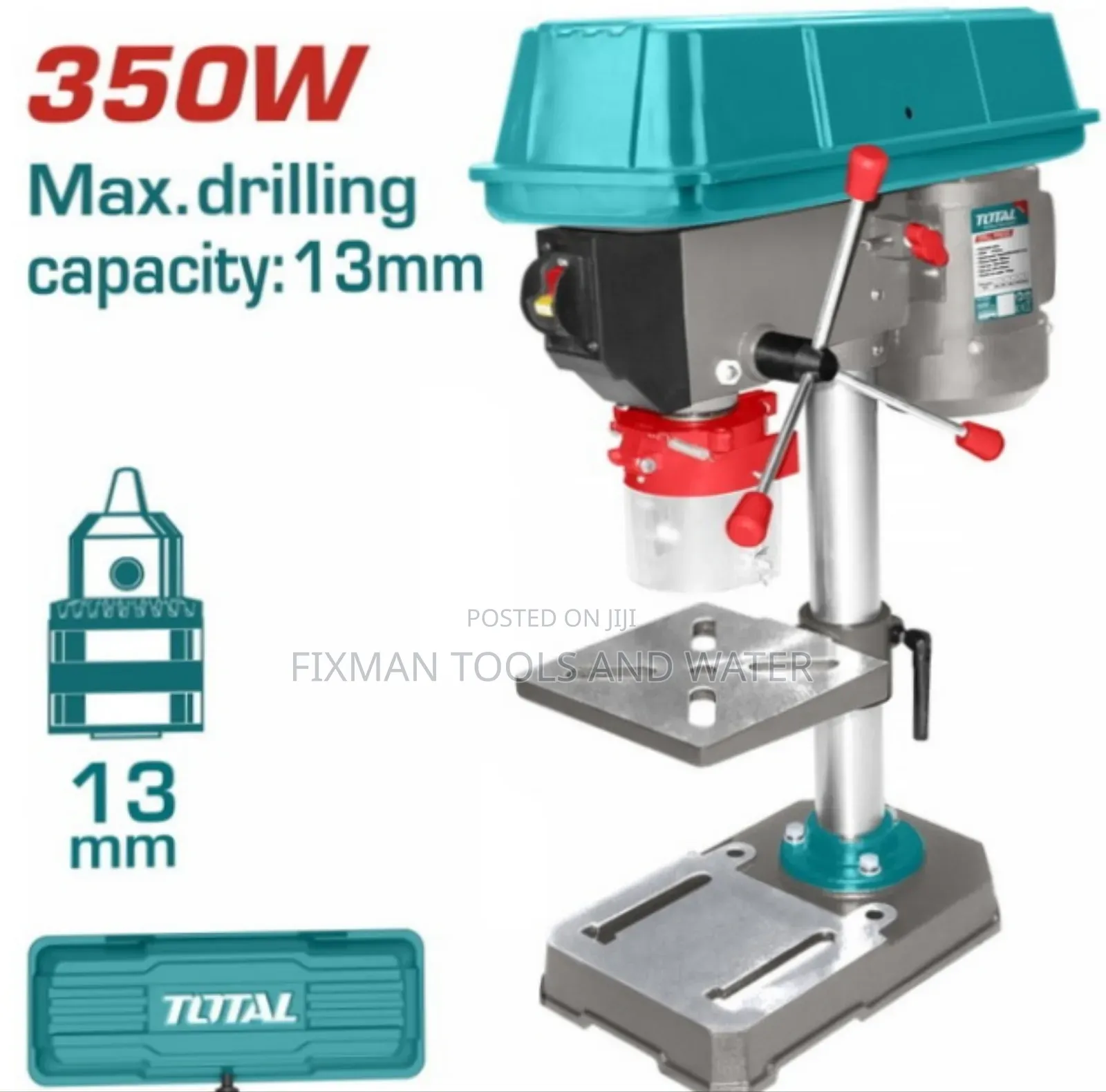 New Total Drill Press 350 Watts 13mm Chuck