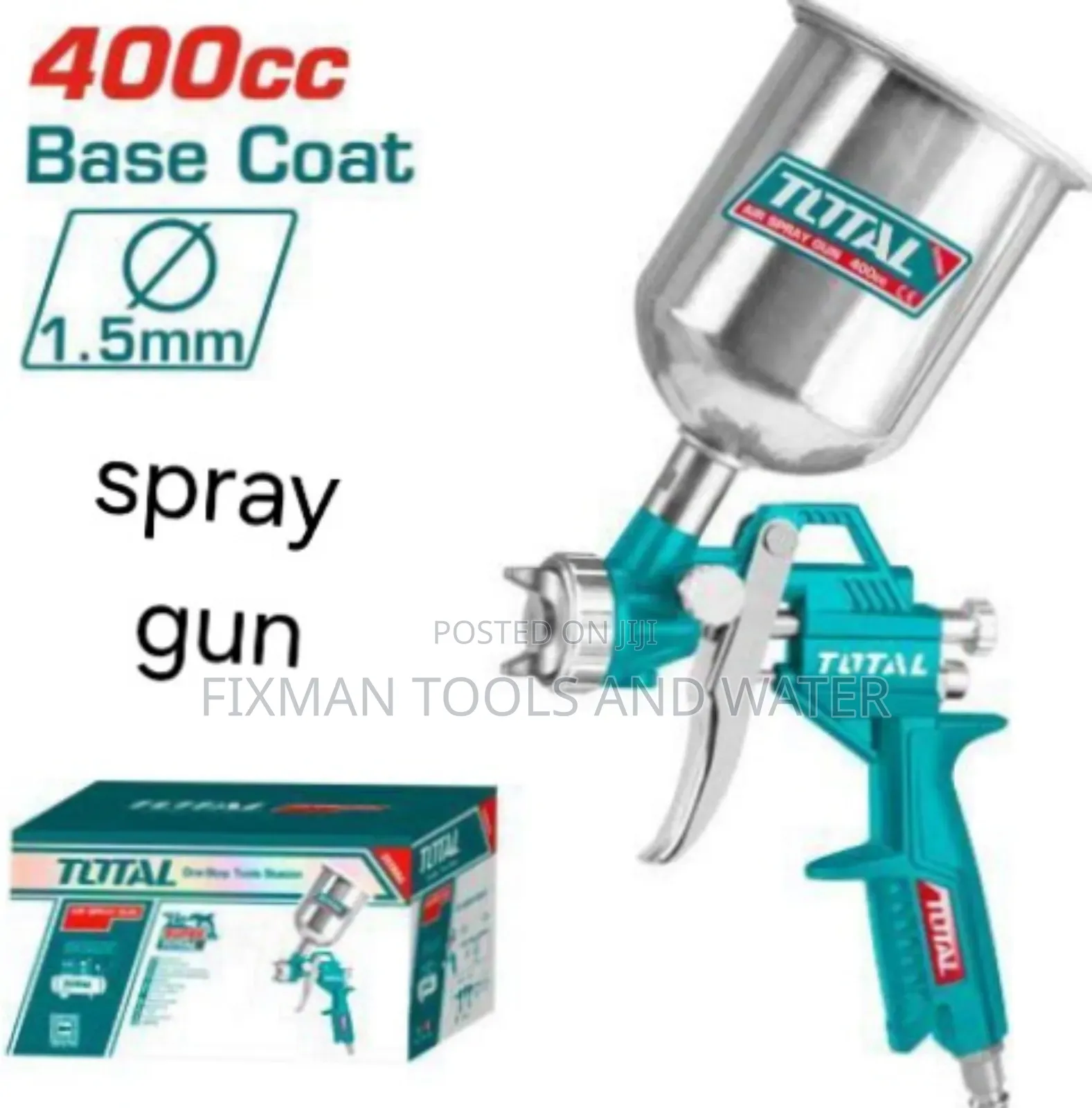 Fine Total Base Coat Paint Sprayer 400 Cc Spray Gun