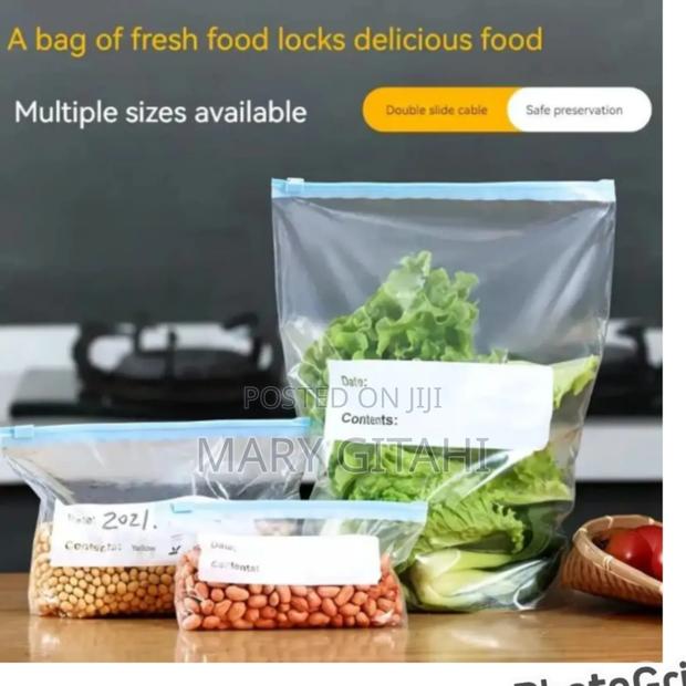 15pcs✓Medium Size: 23*15cm, Zipper Fridge Bag: