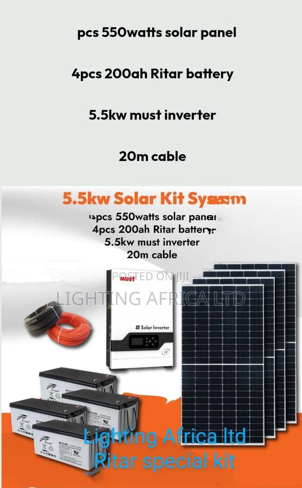 5.5kva Ritar Off-Grid Solar Kit Complete - thumbnail 3