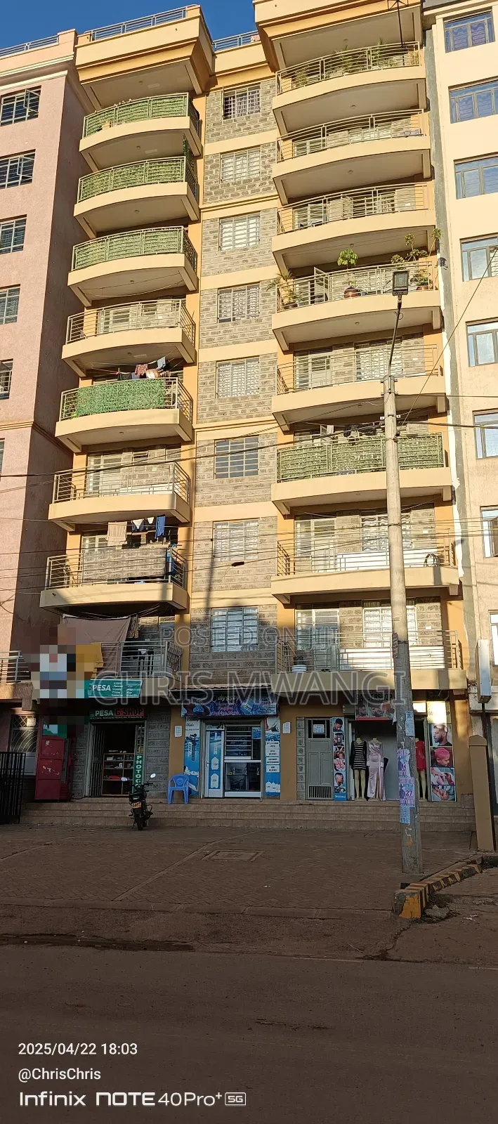 Furnished 1bdrm Block of Flats in Mirema Street, Roysambu for sale