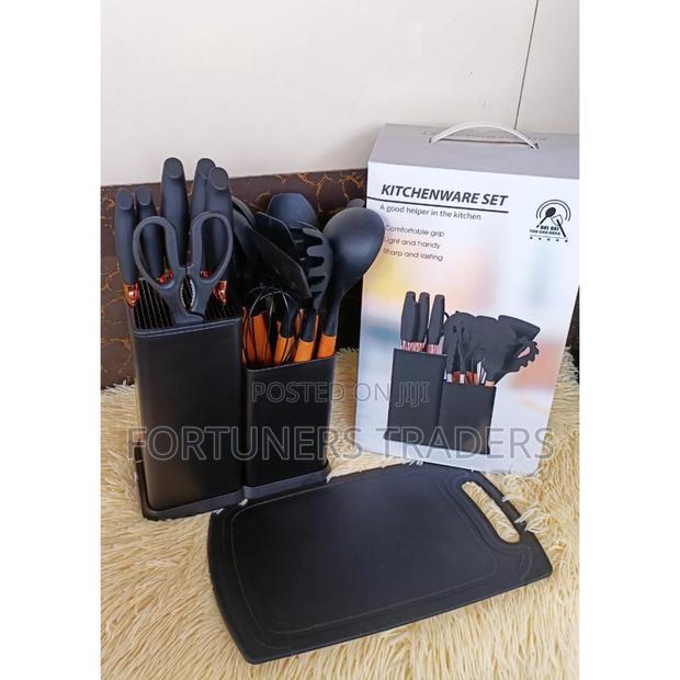 19pcs Silicon Spoons and Knifes - main view