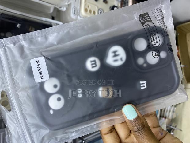 Darkfit iPhone 15 Pro Max Cute Fun Cartoon 3d Coffee Case - thumbnail 3