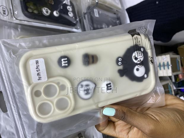 Coffker iPhone 15 Pro Max Cute Fun Cartoon 3d Ball Coffee - main view