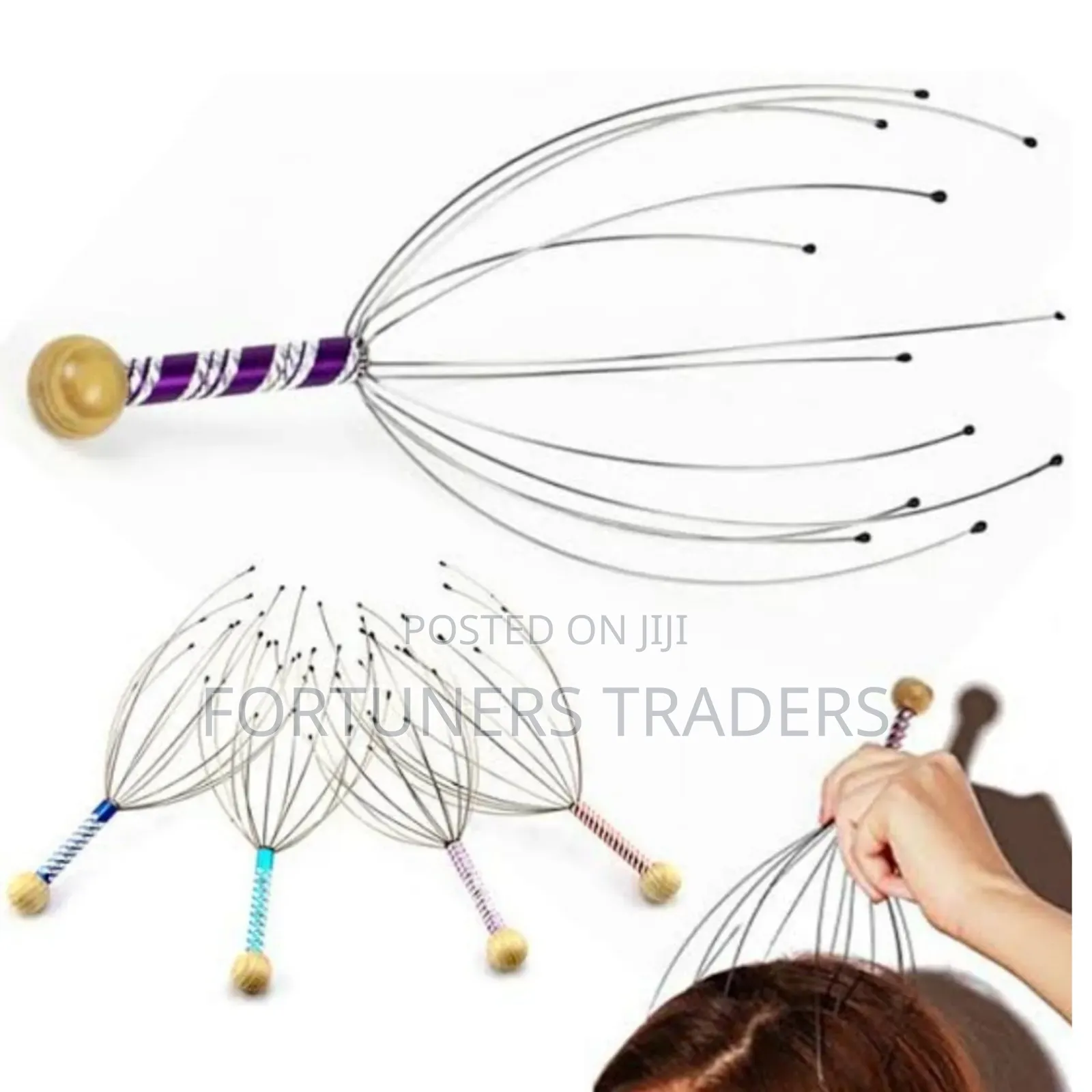 Manual Octopus Head,Neck Scalp Maasager