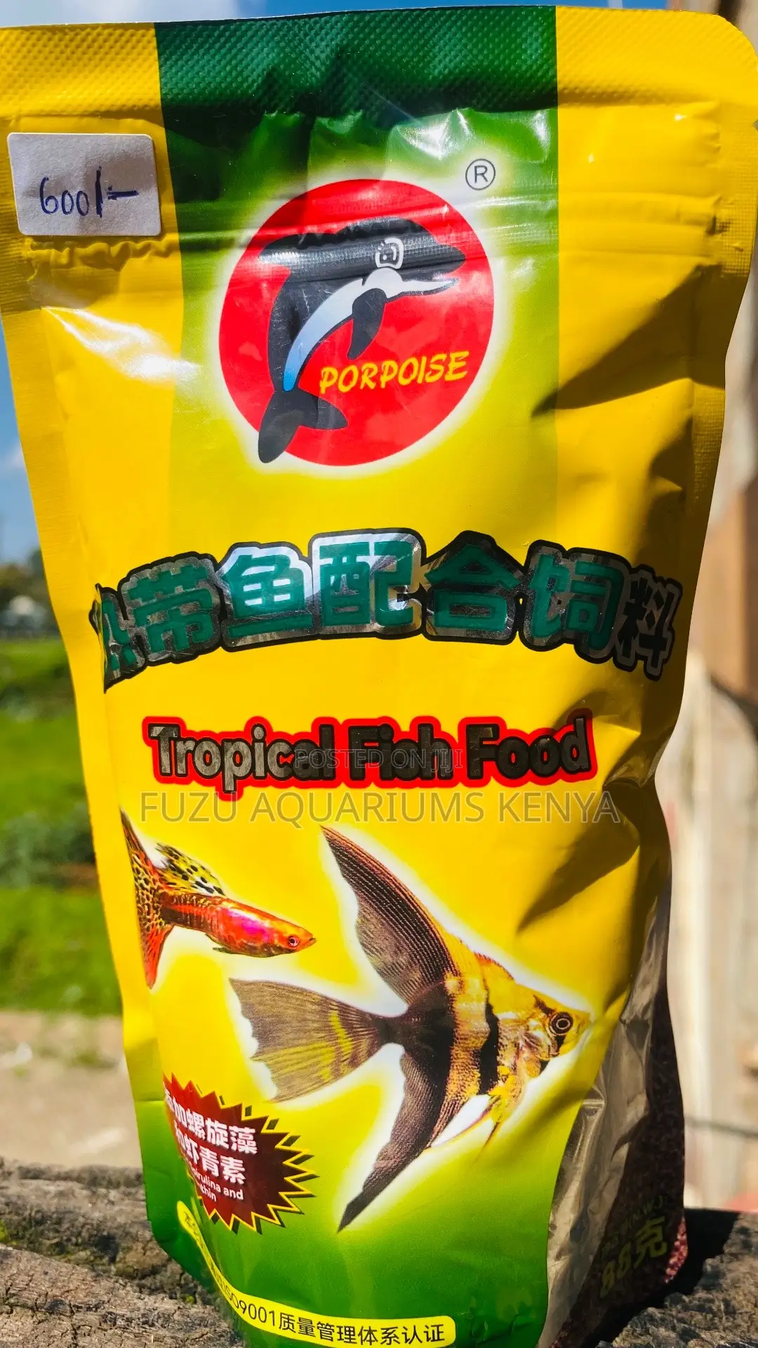 Color-Enhancing Tropical Flakes for Vibrant Fish
