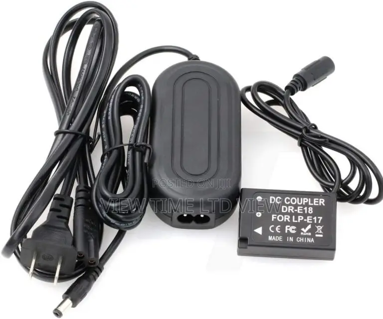 Canon Lp-E17 Dummy Battery Ac Power Adapter