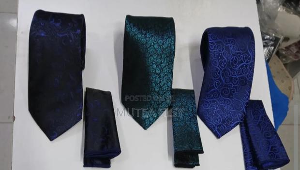 Grey,Pink Blue Executive Tie Sets - thumbnail 4