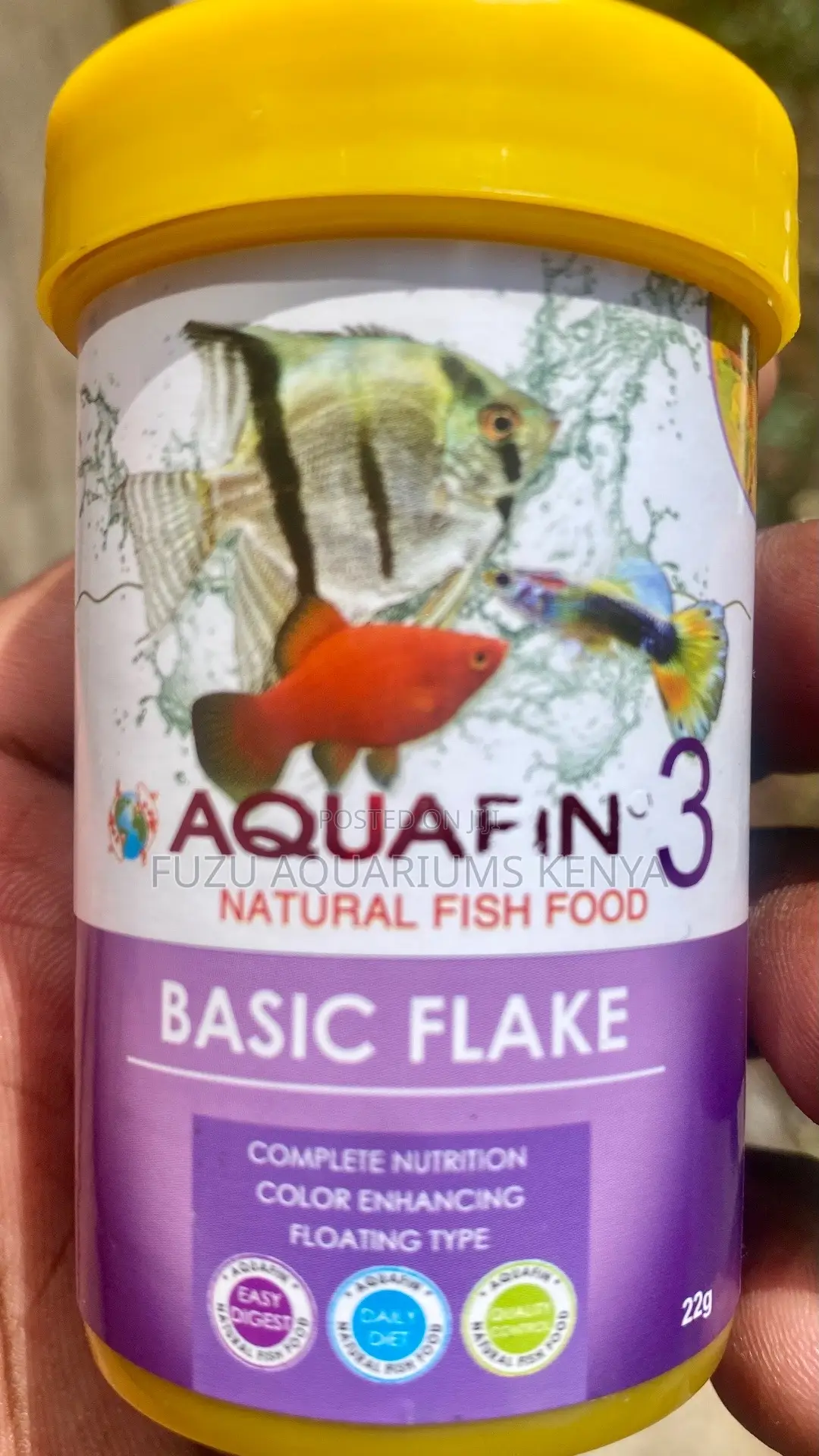 Premium Natural Fish Flakes – Aquafin 3 Quality