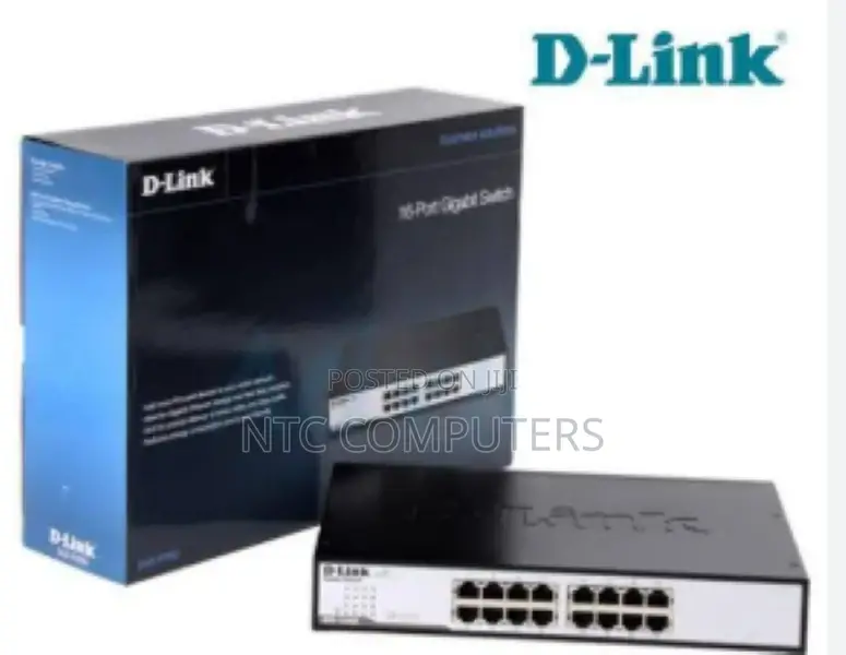 D-Link Des-1016a 16port Desktop-Switch