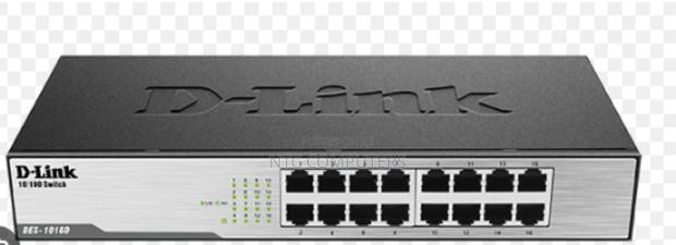 Des-1016d 16-Port Fast Ethernet Unmanaged Desktop Switch | - main view