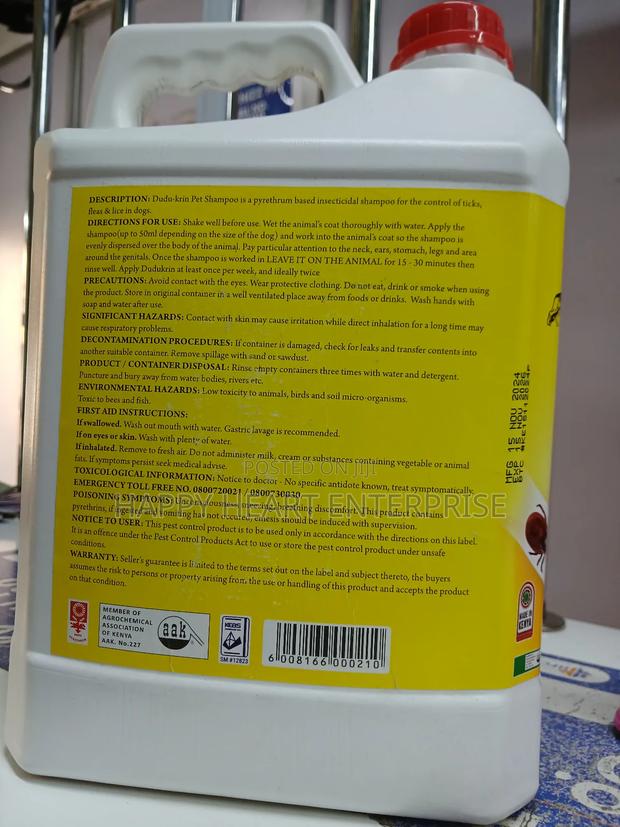 Dudu-krin Pet Shampoo Insecticidal Shampoo 5l - thumbnail 4
