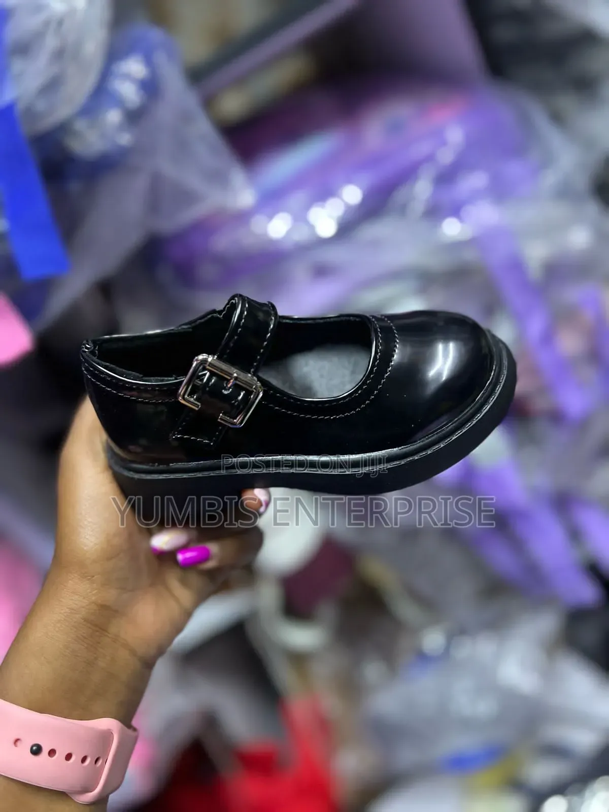 Kids School Wetlook Girls Shoes at 21-_31 to 2000
