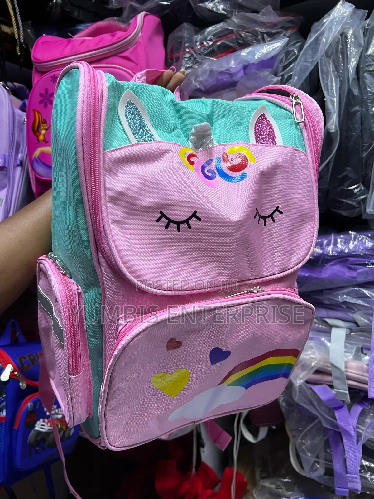 Pink  Girls Unicorn  School Bags Grade 1 to 4 at 999