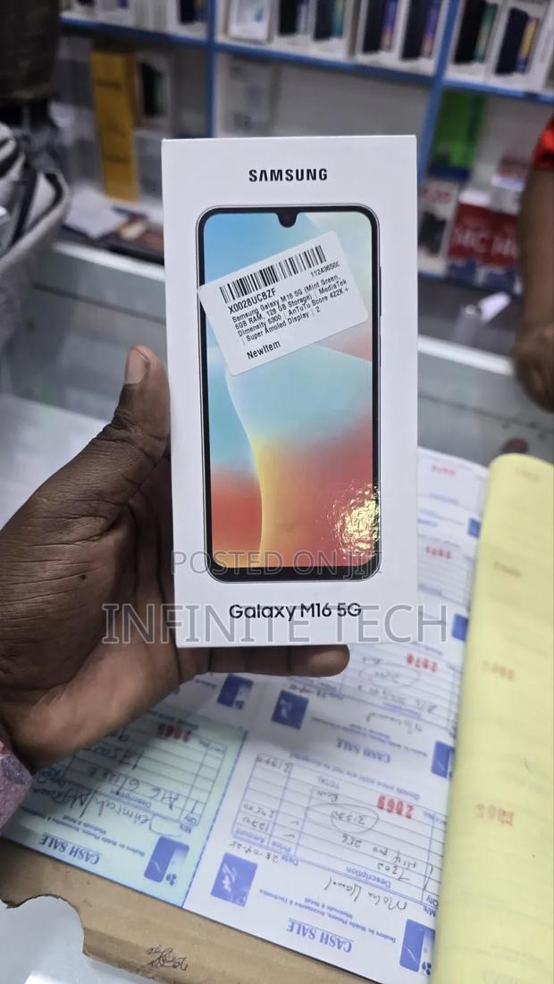 New Samsung Galaxy M16 128 GB Black - main view