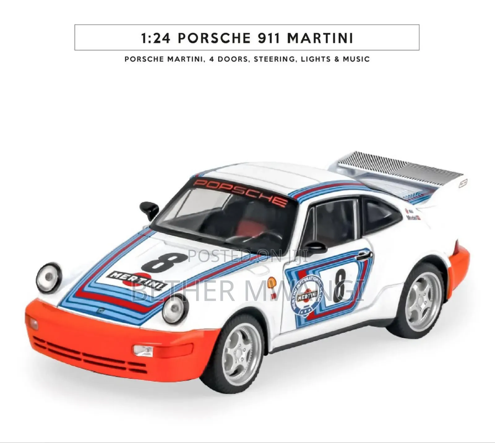 Porsche 911 Martini Die Cast Car in Kenya