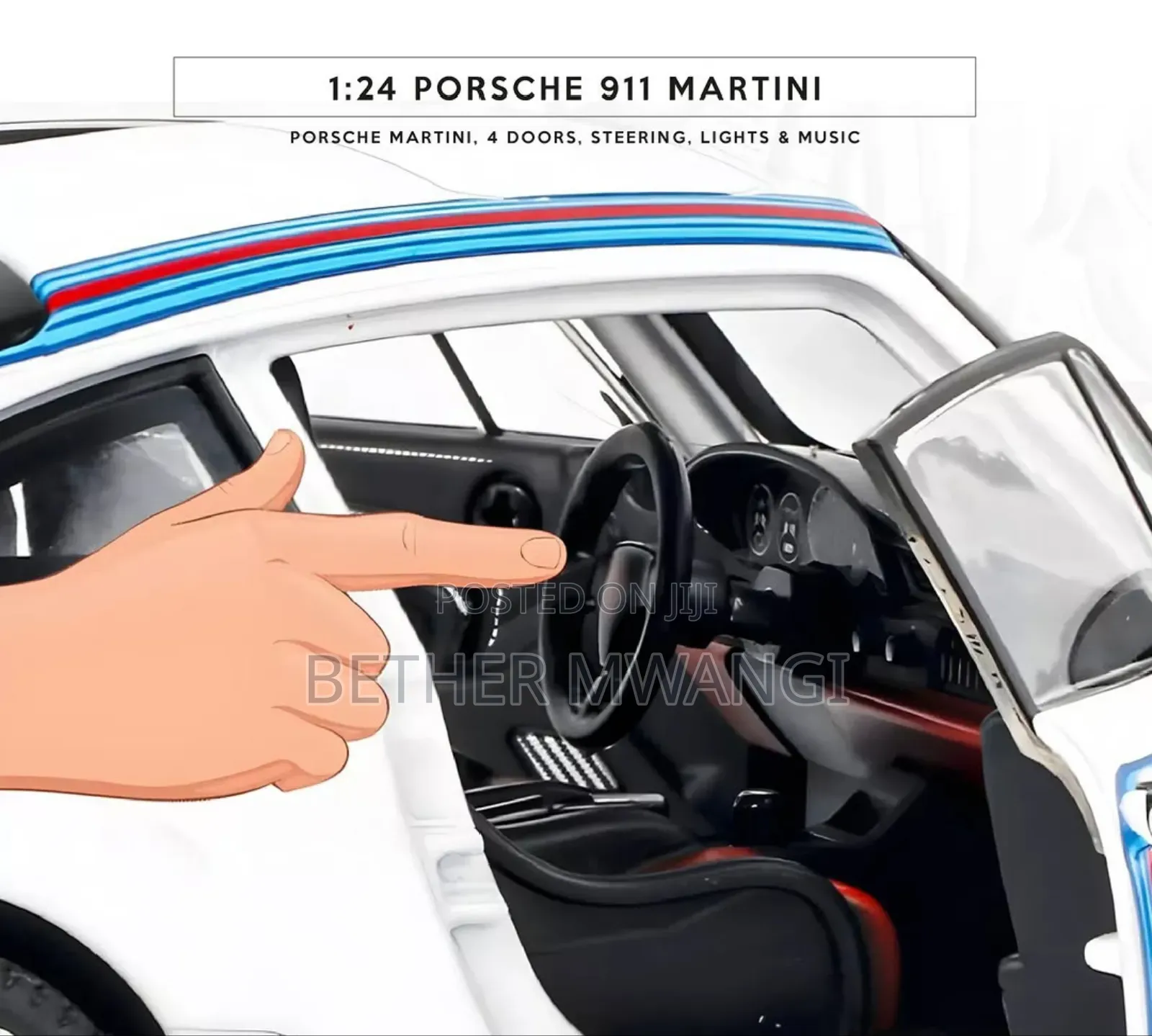 Porsche 911 Martini Die Cast Car in Kenya