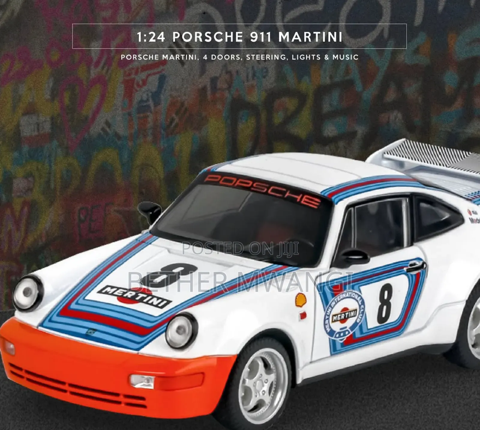 Porsche 911 Martini Die Cast Car in Kenya