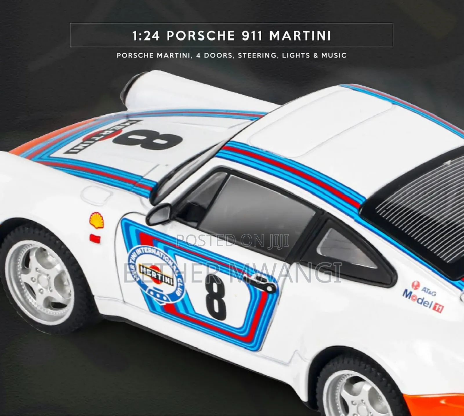 Porsche 911 Martini Die Cast Car in Kenya