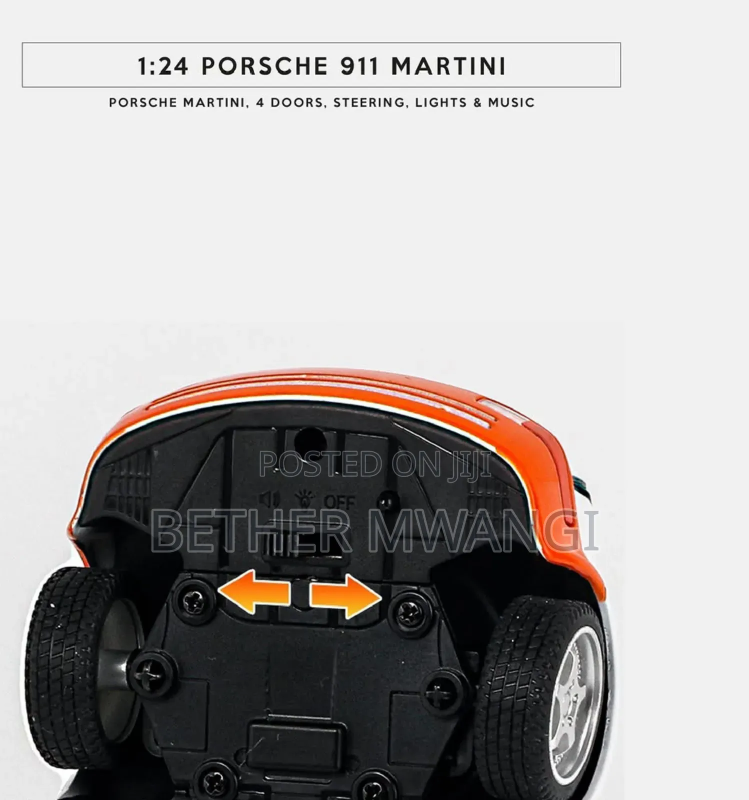 Porsche 911 Martini Die Cast Car in Kenya