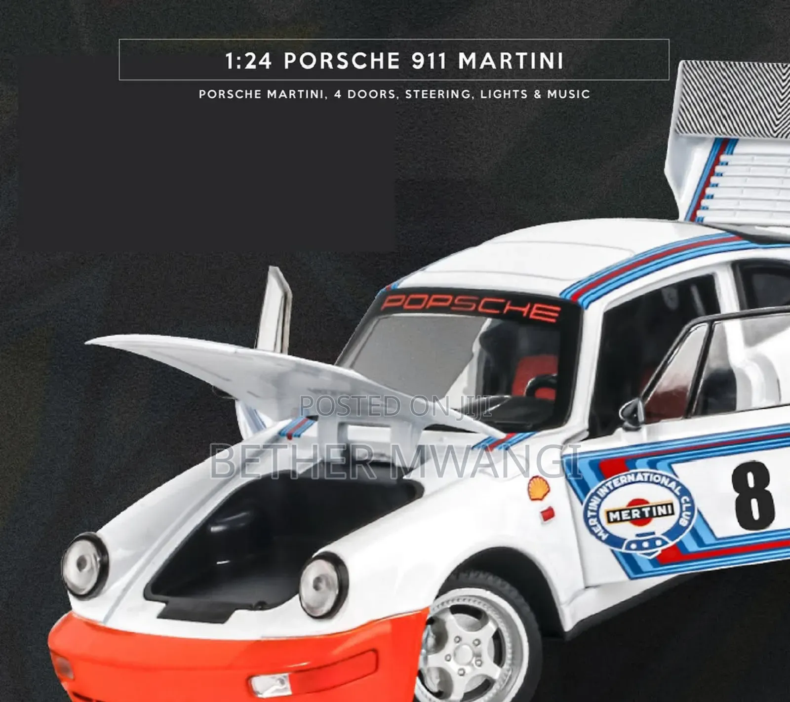Porsche 911 Martini Die Cast Car in Kenya