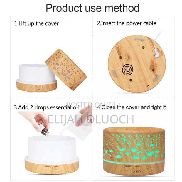 Ultrasonic Aroma Diffuser Humidifier With Remote - thumbnail 4