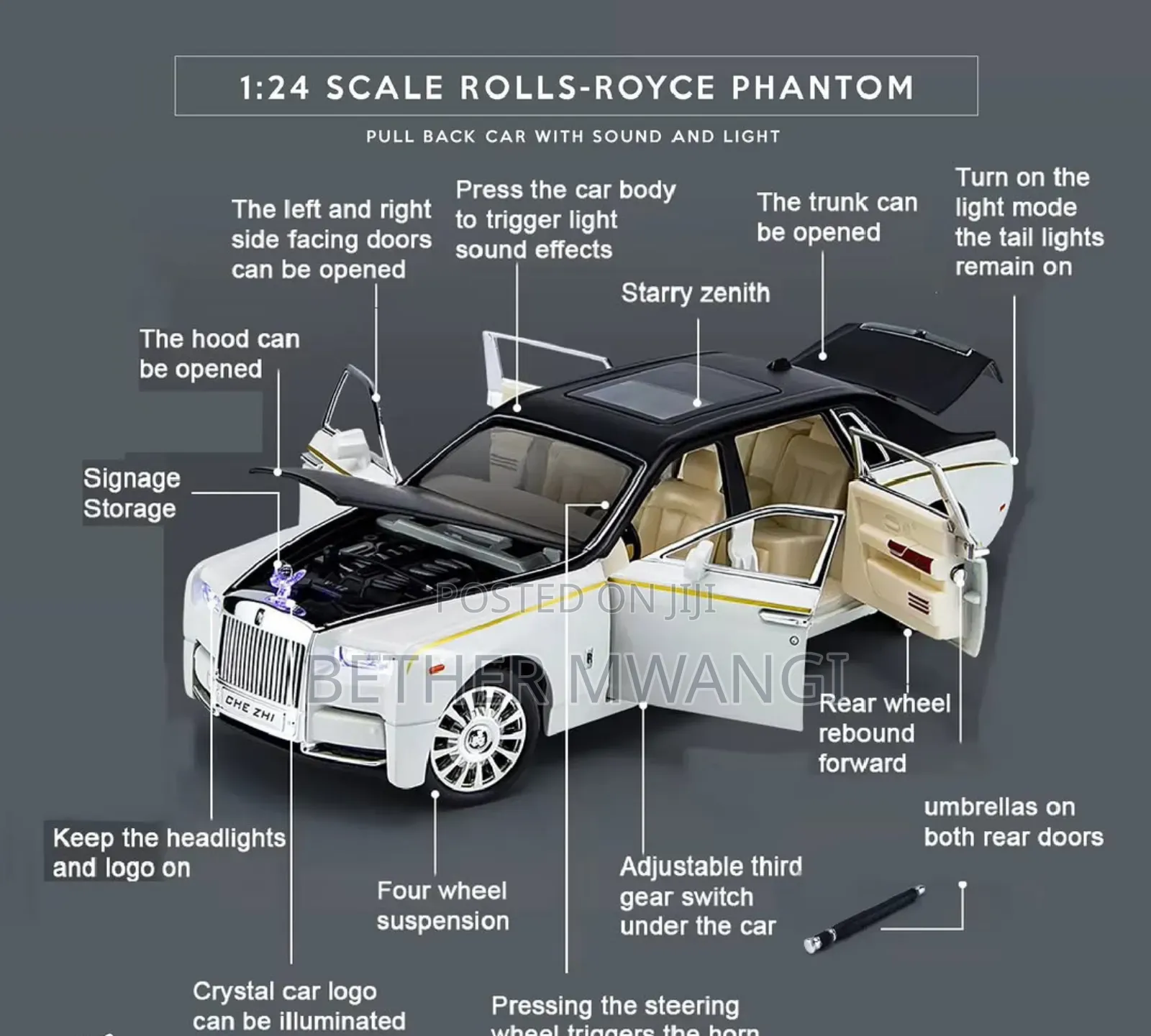 Rolls-Royce Phantom Die Cast Car in Kenya