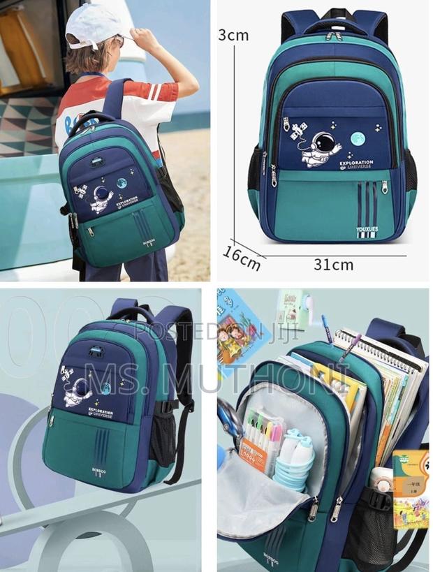 Large Size Waterproof Astronauts School Backpack - main view