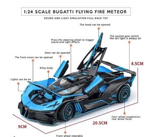 Bugatti Flying Fire Meteor Die Cast Car in Kenya - main view