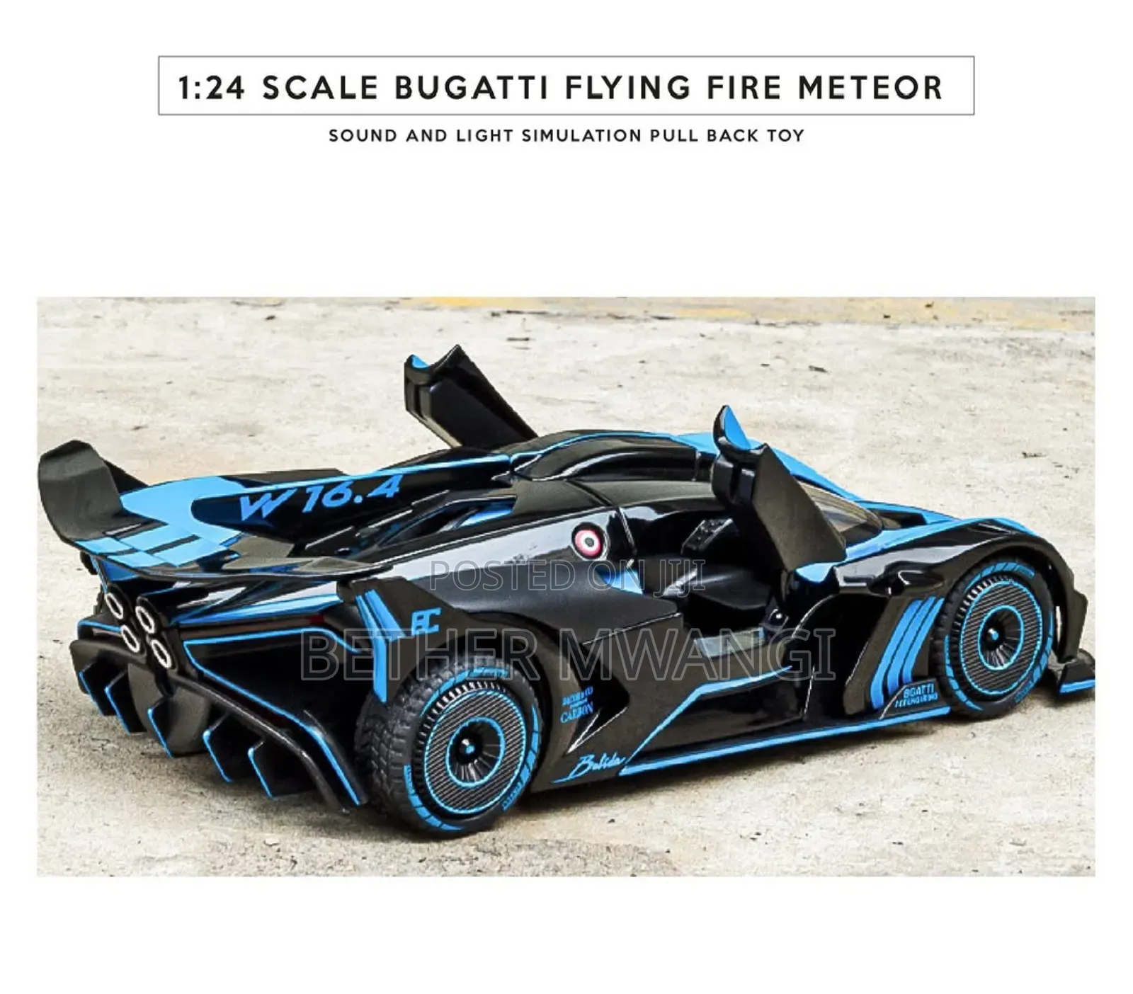 Bugatti Flying Fire Meteor Die Cast Car in Kenya