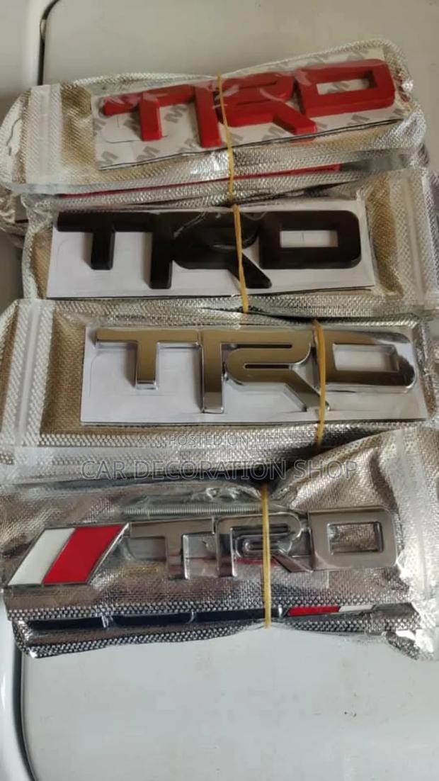 TRD Badges in Silver or Black