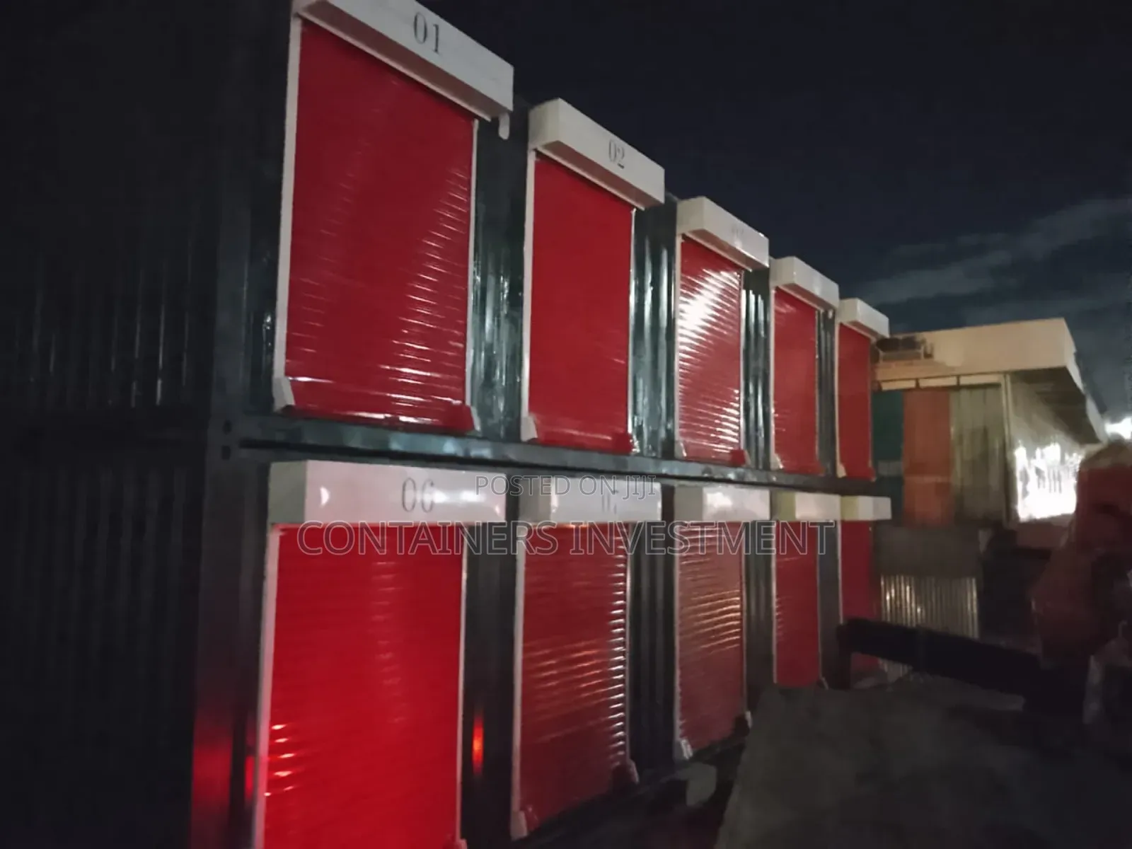 Container Stalls Available for Sale- Combined /Stacked Units
