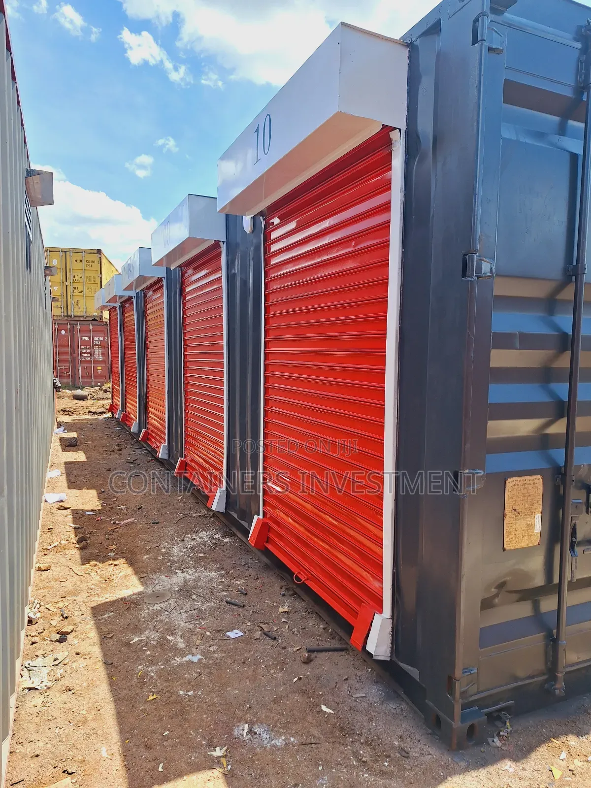 Container Stalls Available for Sale- Combined /Stacked Units