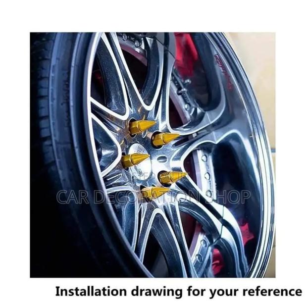 Blox 20pcs Red Bullets Designed Rim Lock Nuts - thumbnail 2