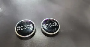 2pc Range Rover Rim Centre Caps in Black
