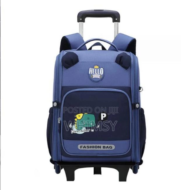 Detachable Rolling Trolley School Bag - main view