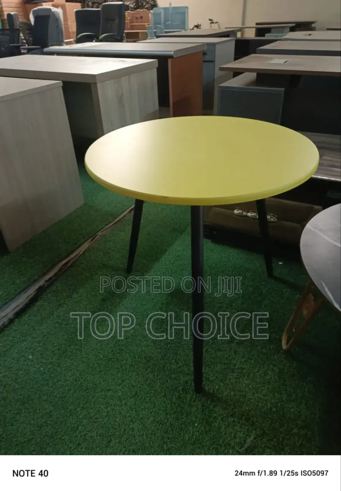 Yellow Round Tables