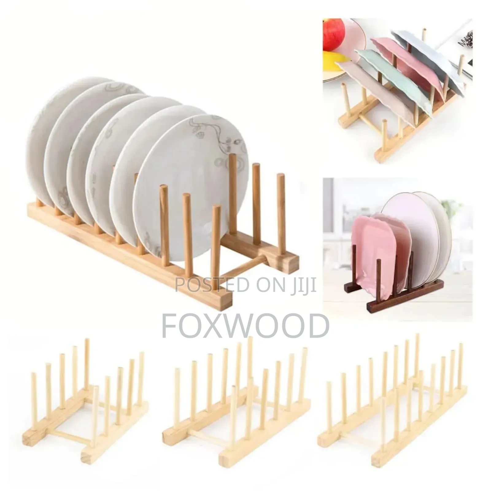 Bamboo Plate Holder