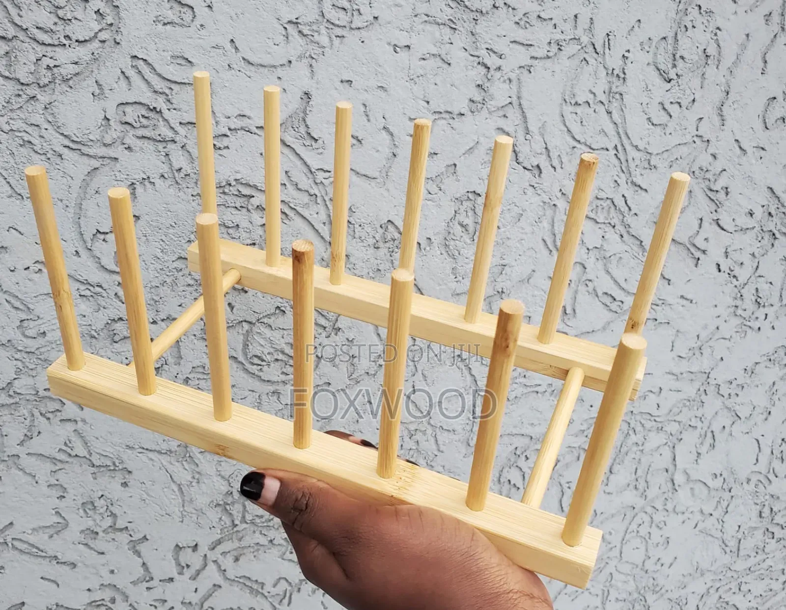 Bamboo Plate Holder