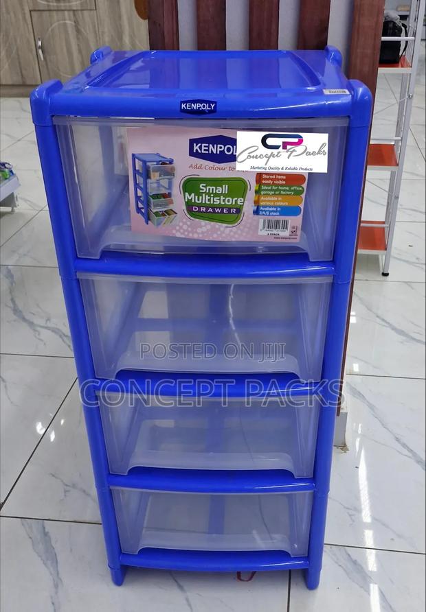 Kenpoly 4 Stack Drawer Blue - main view