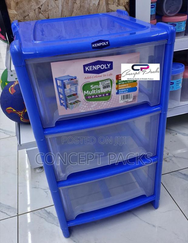 Kenpoly 3 Stack Drawer Blue - main view