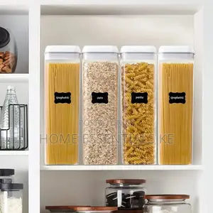 *4pcs Acrylic Cereal Food/Pantry Storage Conts 1.9l