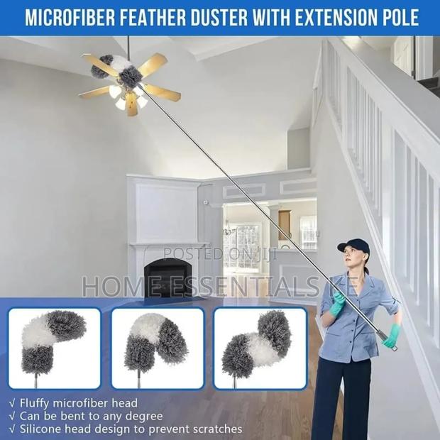 *Microfiber Duster Extra Long Telescopic Mop Duster - thumbnail 2