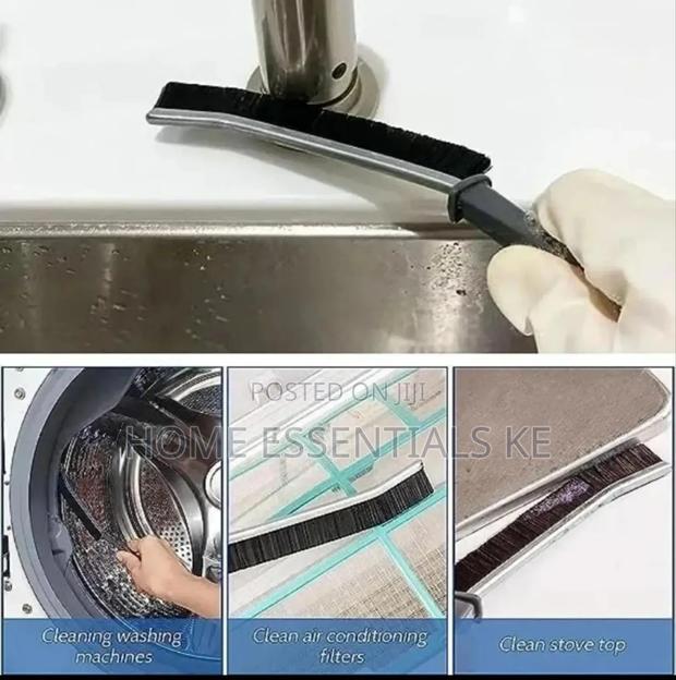 2pcs Hard Bristle Crevice Cleaning Brush
Black - thumbnail 2