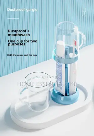 Adjustable Toothbrush Holder With Gargle Cup