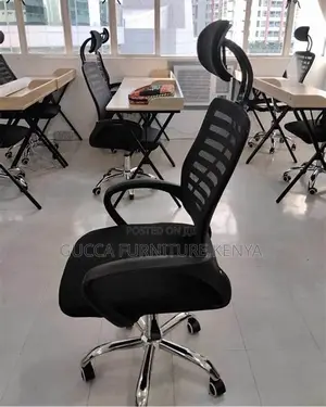 Office Chair:Simple Flexible Mesh Office Headrest Chair