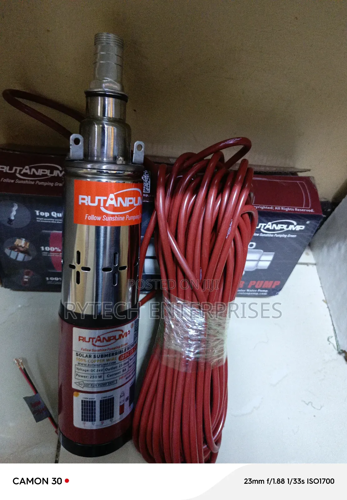 Rutan Solar Pump/Solar Submersible Pump